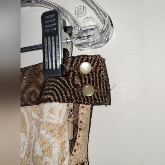 Vintage Old Navy Y2K 2005 Linen Blend Skirt Size 6 - Picture 2 of 6